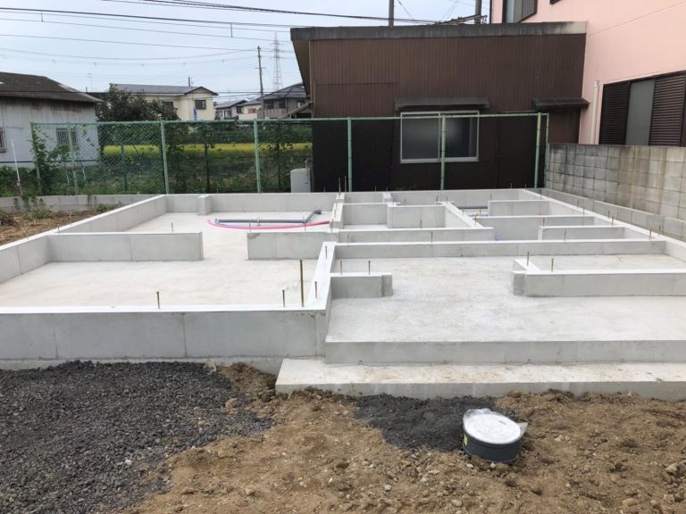 貝塚市　基礎工事完了