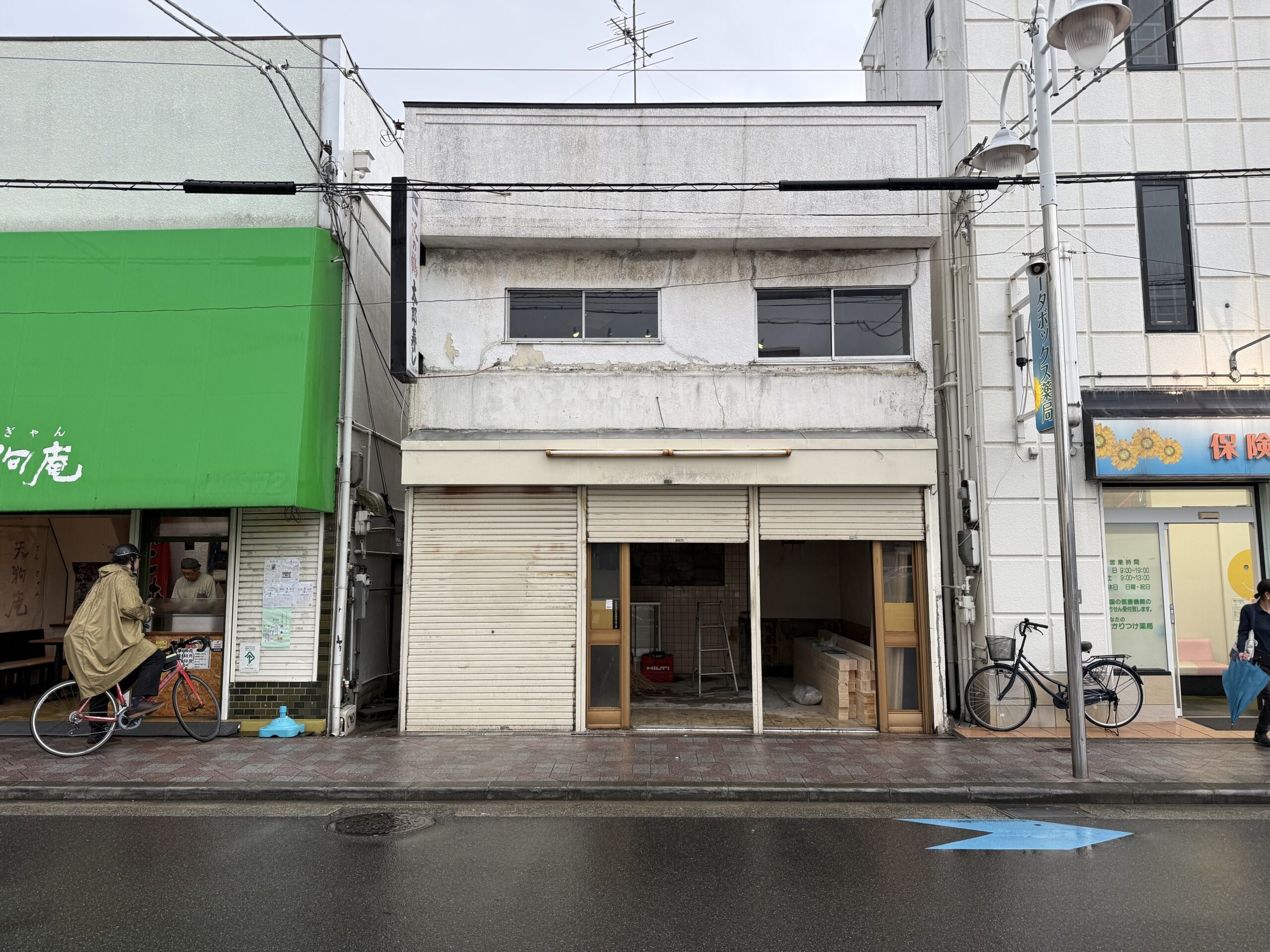 元お寿司屋さんの店舗がおにぎり屋さんへ🍙｜新しい店舗づくりが始まりました
